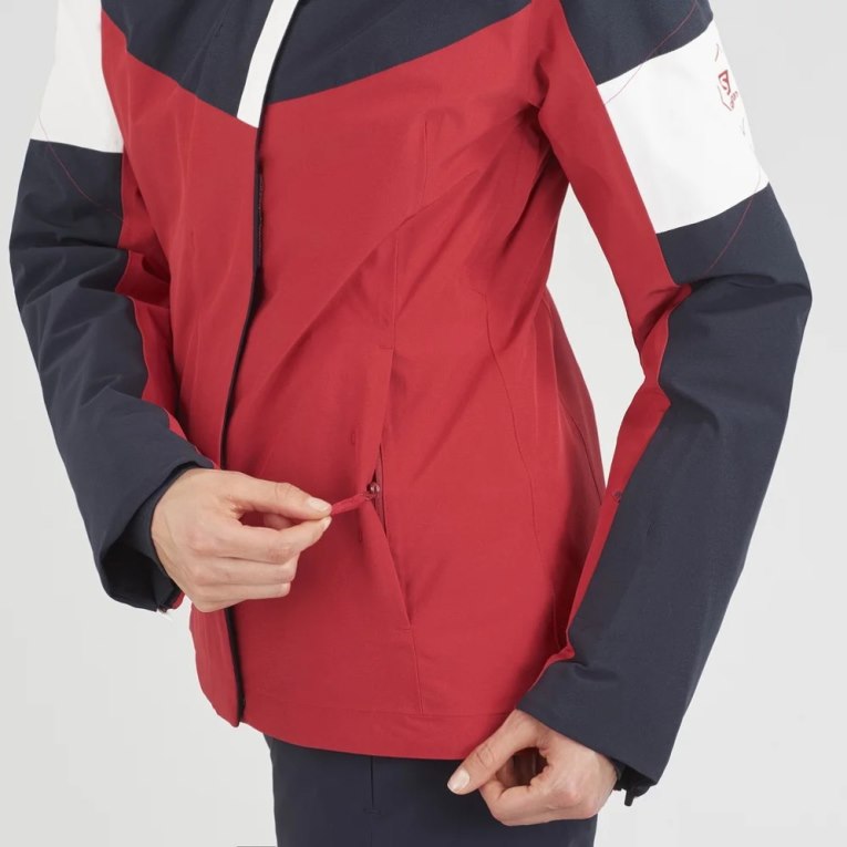 Chaquetas Aislantes Salomon Speed Mujer Rojos Azul Marino | MX ARHM568